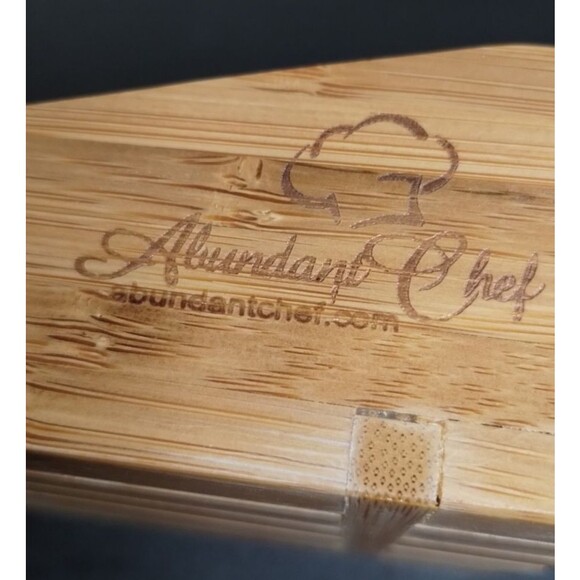 Abundant Chef Bamboo Wood Knife Storage Block - Picture 3 of 5